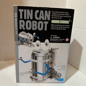 Tin Can Robot Kit - Silver and Blue